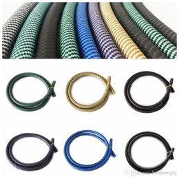 Huashengkj DIY Luxury Decoration 1.5M Hookah Shisha Smoking Pipe Silicone Philtre Tube Hose Innovative Design Hot Cake