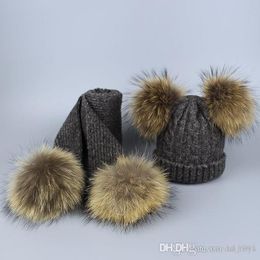 2 Years Old Babys Hat Winter Big Pom Pom Ball Wool Hats Plus Cotton Earmuffs Baby Girls Ear Flap Caps Skullies Beanies Baby Hats Caps Pink 6 Months