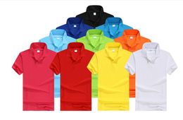 soccer turn over collar short sleeve advertising shirt custom logo clothes tshirt printed cultural polo wholesale enterprise group suit