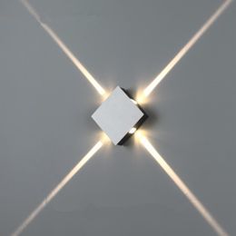 12W LED Wall Lamp Led Spot Light Modern Square Home Decoration Light Four Side Bright LED Wall Light Indoor Lighting 1pc