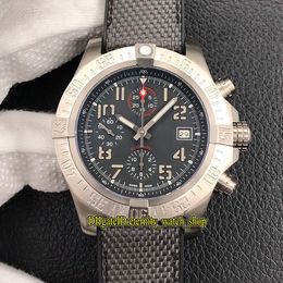 Top version BLSF Super II 45mm Bandit E1338310 ETA A7750 Automatic Chronograph Movement Titanium Case Mens Watch Sapphire Stopwatch Watches