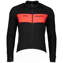 Spring/Autum SCOTT Pro team Bike Men's Cycling Long Sleeves jersey Road Racing Shirts Riding Bicycle Tops Breathable Outdoor Sports Maillot S210419129