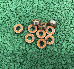 50pcs/lot 5x9x3mm ABEC-7 Stainless Steel hybrid si3n4 ceramic bearing SMR95-2RS SMR95 2RS fishing reel bearings 5*9*3mm