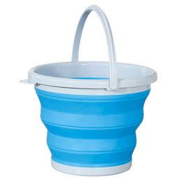 Car with large portable wash bucket multi-function outdoor fishing barrel telescopic folding bucket Hydration Gear