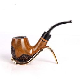 New Hot-selling Wood Sandalwood Pipe Portable Initial Hand-held Pipe Spot Wholesale