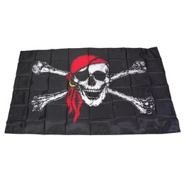 150x90cm 3X5FT Custom Pirate Flags Banner High Quality Outdoor Indoor Promotion Polyester Fabric , free shipping, drop shipping
