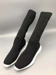 Yeni liste bahar moda çorap uyluk yüksek ayakkabı kayma sönümleme varil yüksek üst fabrika outlet R persional 0 boot