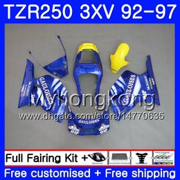 Kit For YAMAHA TZR 250 3XV Blue GO !!! hot YPVS TZR-250 92 93 94 95 96 97 245HM.8 TZR250RR RS TZR250 1992 1993 1994 1995 1996 1997 Fairing