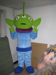 Professional custom Extraterrestrial Alien Mascot Costume cartoon Monster animal character Clothes Halloween festival Party Fancy Dress