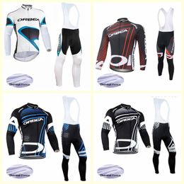 ORBEA team Cycling Winter Thermal Fleece jersey bib pants sets ropa ciclismo mountain bike cycling clothing racing bike wear U122611