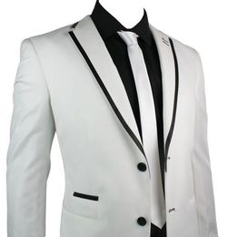 New Arrival Groomsmen Notch Lapel Groom Tuxedos Beige Men Suits Wedding/Prom/Dinner Best Man Blazer ( Jacket+Pants+Tie) G175