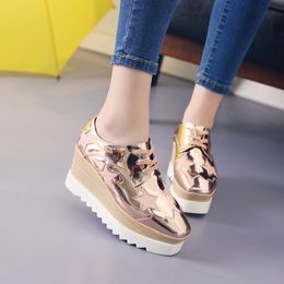 womens oxford platform shoes
