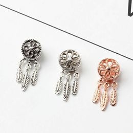 20PCS Dreamcatcher Cute Alloy Copper Beads Charms For DIY Jewellery European Bracelet Bangle Women Girl Gift necklace Accessories