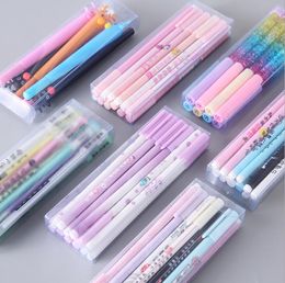 stationery gift sets NZ - Wholesale Creative 12 Piece Set Gel Pen Learning Stationery Office Supplies Student Examination Pen Gift Set