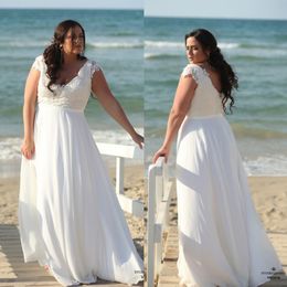2020 New Arrival Wedding Gowns Lace Applique Sleeveless Plus Size Wedding Dresses V Neck A Line Floor Length Tulle Bridal Gown