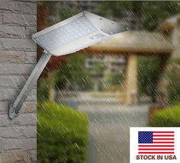 Upgraded V Shaped 96 Led Solar Light Outdoor Waterproof Lighting for Garden Wall Two Angles Rotable Pole Solar Lamp with Three Modes