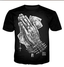 New Fashion Mens/Womans Hand Money T-Shirt Summer Style Funny Unisex 3D Print Casual T Shirt Tops Plus Size AA0204