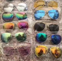 Fashion Sunglasses Kids Beach Supplies UV Protective Eyewear Unisex Sunshades Glasses Metal Full Frame Sun Glasses GGA3426-1 on Sale