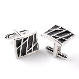 Other Groom Accessories Black Rectangle Cufflink Cuff Links sleeve button for women men shirts dress suits Cufflinks wedding bridegroom Jewellery gift