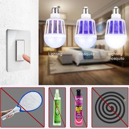 New Hot Environmental protection Energy saving LED mosquito killer bulb for domestic lighting Bug Zapper trap lamp insect Anti repellen