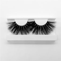 25mm 3D mink lashes natural long fluffy thick volume individual false eyelashes wholesale makeup dramatic eyelashes