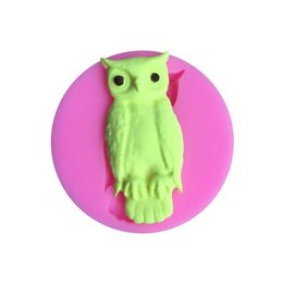 Owl Silicone Mold DIY Halloween Party Cake Decorating Tools Cupcake Fondant Chocolate Candy Mould Resin Clay Molds JK1909XB