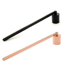 Stainless Steel Candle killer Snuffer Wick Trimmer Tool Multi Colour Put Out Fire On Bell Easy To Use Candle cover LJJA3638