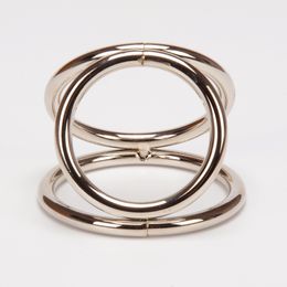 Metal Men Cock ring,Sex Cock Cage Scrotum Delay Ring,Stainless Penis Ring,Sex Bondage Toy For Men,delay time penis loop