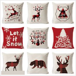Shop Navy Blue Throw Pillows UK | Navy Print Pillow Case Starry Reindeer