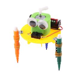 Factory direct science and technology small making small invention pupils creative invention manual diy material drawing robot