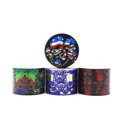 Nice Colorful Skull 50MM Herb Grind Spice Miller Grinder Crusher Grinding Portable Innovative Design For Bong Smoking Pipe Tool Hot Cake