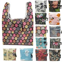 New Portable Shopping Bag Fashionable and environmentally friendly handbag Polyester Folding storage bag T9I0087