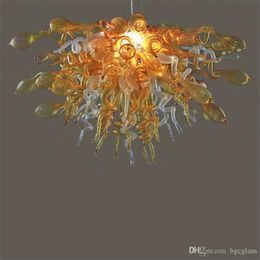 Customer Made Chihuly Style Handmade Blown Glass Chandelier Lighting Warranty Colourful Wedding Centrepieces Art Glass Pendant Lights