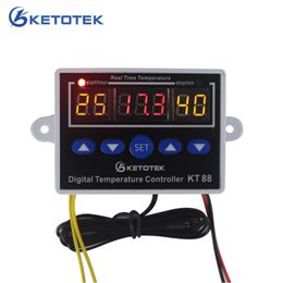 KETOTEK KT88 Temperature Controller Thermostat Digital Thermostat Regulator Temperature Control for incubator 10A 220V