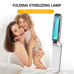 Portable Ultraviolet Germicidal Light Portable UV Disinfection Sterilizer Lamp 2W USB Battery Power Holding Ultraviolet Lamps