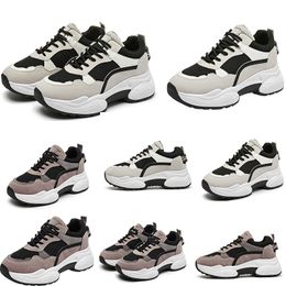 Women Quality Shoes newHigh top Running Triple Grey Black Browm White Mesh Comfortable Breathable Trainer Designer Sneakers Size 35-40