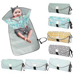 11 Colours Baby Changing Pads Multifunctional Portable Infant Baby Foldable Urine Mat Waterproof Nappy Bag Diaper Cover Mat Travel M1846