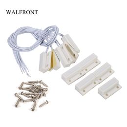 Freeshipping 5pcs/Lot*10 Wired Door Window Sensor Magnetic Recessed Reed Switch Home Alarm System Security Device Door Detector Tools