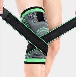 cheap kneepad outdoor pressure protection running mountain climbing knitting protective equipment wholesale Basketball Soccer football wear