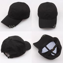 Fashion-Men Women Baseball Cap Adjustable Casual Hip-Hop Hat Baseball Caps Black Pink White