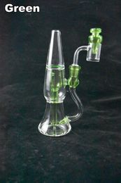 Transparent carta hookah, wine glass filter bong, oil rig pipe, 14mm joint, factory direct sales, welcome to order