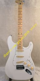 Deluxe Series Maple fingerboard and basswood body with maple neck big head in reverse Electric Guitar free shipping