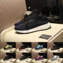 2019 Novos Prada Homens Itália lHigh Qualidade Designer De Luxo Sapatos Casuais Sapatilhas Dos Esportes Formadores tamanho Andando 38-44