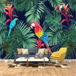 beibehang custom French post impressionist painting murals jungle Rousseau Renaissance background wallpaper 3D mural wall paper