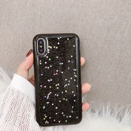 Colorful Bling Glitter Soft Phone Case For iphone 11 Pro 11 MAX XS Max XR X 6S 7 8 Plus Fashion Clear Shinning Star Back Cover