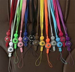 Flat Wire Mobiltelefon Lanyard, Key Lanyards Id Badge Holder Keychain Straps för mobiltelefon Gratis frakt