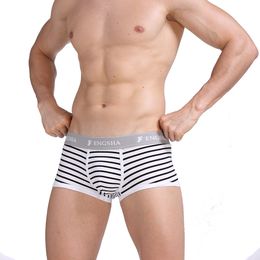 Brand Men Underwear Boxers MIBOER 2016 Cotton Sexy Men U Convex Pouch Man Underware Fashion Cueca Boxer