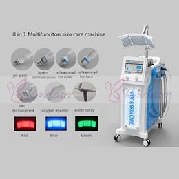 8 in 1 multifuctional hydro dermabrasion machine oxygen skin rejuvenation BIO face lift beauty salon equipment