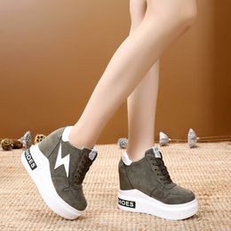 Hot Sale-2018 Spring platform shoes women sneakers fashion Ladies height increase shoes