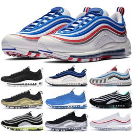 Laufen 1997s Schuhe Throwback Zukunft Triple Black South Beach Metallic Gold Weiß Kugel Designer Männer Frauen Turnschuh Trainer US 5,5 11 Nike Air Max 270 Shoes Laufschuhe für Männer Frauen Triple Weiß Schwarz Warriors Habanero Rot Throwback Future Mens Trainer Athletic Sports Sneakers